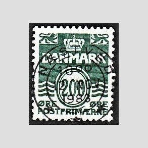 FRIM�RKER DANMARK | 1983 - AFA 772 - B�lgelinie - 200 �re gr�n - Pragt Stemplet N�stved