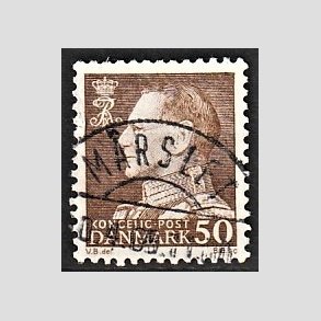 FRIMRKER DANMARK | 1967 - AFA 460 - Fr. IX 50 re brun - Lux Stemplet Mrslet