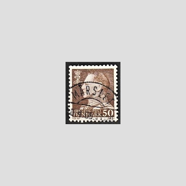 FRIMRKER DANMARK | 1967 - AFA 460 - Fr. IX 50 re brun - Lux Stemplet Mrslet