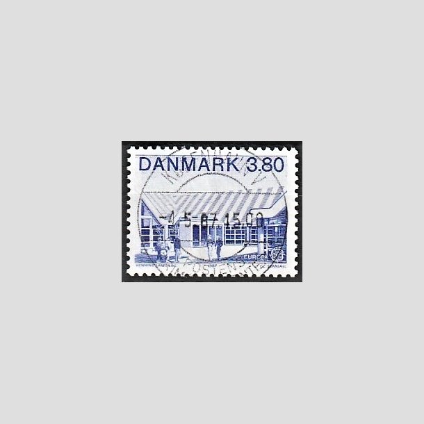 FRIMRKER DANMARK | 1987 - AFA 883 - Europamrker - 3,80 Kr. bl - Pragt Stemplet