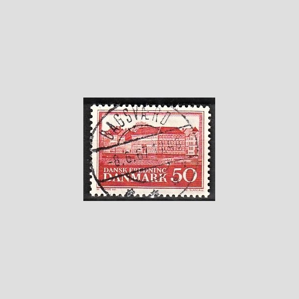 FRIMRKER DANMARK | 1966 - AFA 445 - Fredningsserie Assistenshuset - 50 re rd - Pragt Stemplet