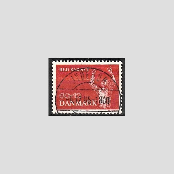 FRIMRKER DANMARK | 1970 - AFA 495 - Red Barnet 25 r - 60 + 10 re rd - Lux Stemplet