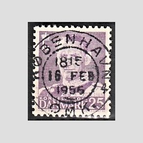 FRIMRKER DANMARK | 1955 - AFA 360 - Fr. IX 25 re violet - Lux Stemplet