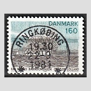 FRIM�RKER DANMARK | 1981 - AFA 732 - Sj�lland og �er - 160 �re flerfarvet - Pragt Stemplet
