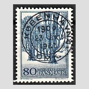 FRIM�RKER DANMARK | 1966 - AFA 446 - Holte All� - 80 �re bl� - Lux Stemplet