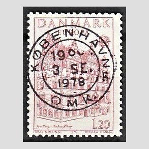 FRIM�RKER DANMARK | 1978 - AFA 658 - Europam�rker - 1,20 Kr. r�d - Pragt Stemplet K�benhavn