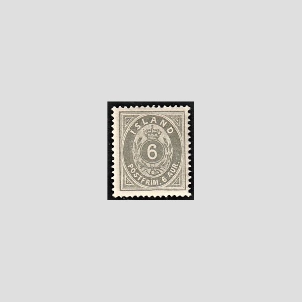 FRIMRKER ISLAND | 1875-76 - AFA 7 - 6 aur gr tk. 14 - Ubrugt 