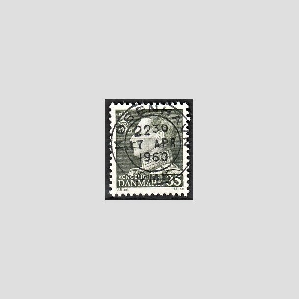 FRIMRKER DANMARK | 1961-62 - AFA 395 - Fr. IX 35 re mrkgrn - Lux Stemplet