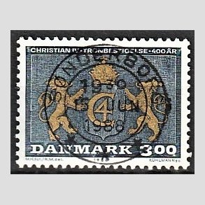 FRIM�RKER DANMARK | 1988 - AFA 903 - Chr. IV�s tronbestigelse 400 �r - Lux Stemplet S�nderborg