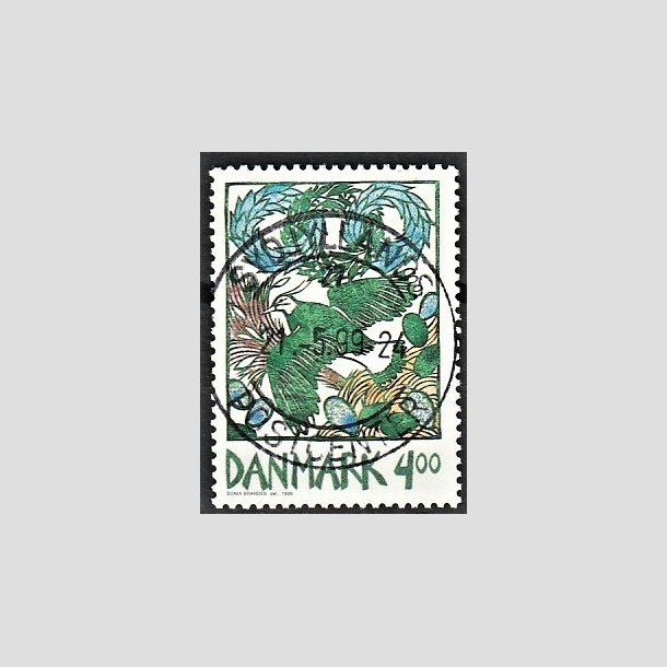 FRIMRKER DANMARK | 1999 - AFA 1204 - Forrsbebudere - 4,00 Kr. Vibe - Lux Stemplet