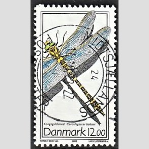 FRIM�RKER DANMARK | 2003 - AFA 1354 - Instekter. - 12,00 Kr. Kongeguldsmed - Pragt Stemplet