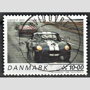 FRIM�RKER DANMARK | 2006 - AFA 1472 - Klassiske racerbiler - 10,00 Kr. Jaguar E - Pragt Stemplet Hvidovre