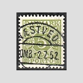 FRIMRKER DANMARK | 1934 - AFA 27 - 5 re grn - Lux Stemplet 