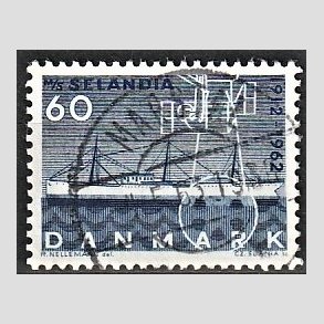 FRIM�RKER DANMARK | 1962 - AFA 409 - Selandia - 60 �re bl� - Pragt Stemplet Marstal
