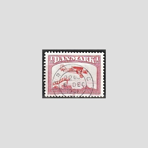 FRIMRKER DANMARK | 1981 - AFA 739 - Flyvning - 1,60 Kr. rd - Pragt Stemplet