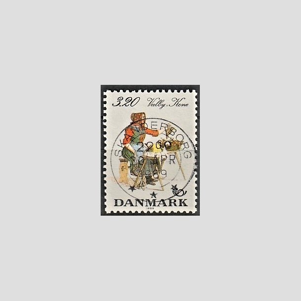 FRIMRKER DANMARK | 1989 - AFA 936 - Folkedragter - 3,20 Kr. flerfarvet - Pragt Stemplet Skanderborg