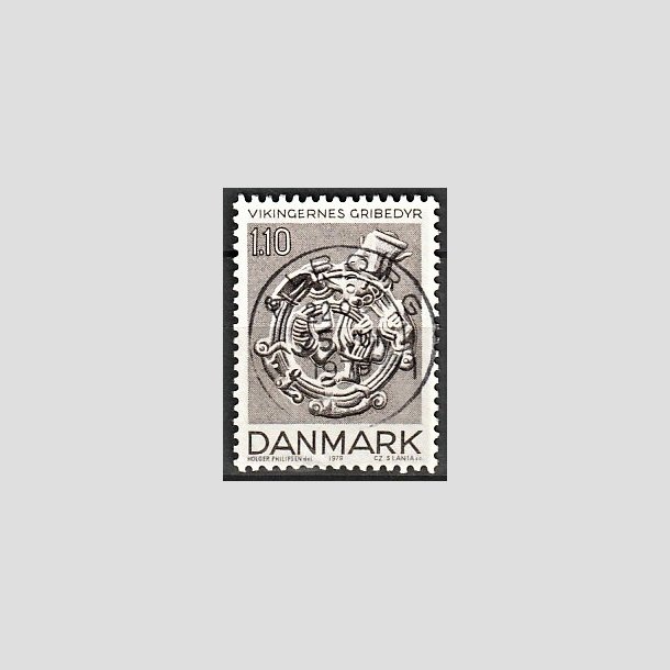 FRIMRKER DANMARK | 1979 - AFA 684 - Vikingetiden - 1,10 Kr. brun - Pragt Stemplet