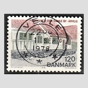 FRIM�RKER DANMARK | 1978 - AFA 661 - Midtjylland - 120 �re flerfarvet - Pragt Stemplet Vejle