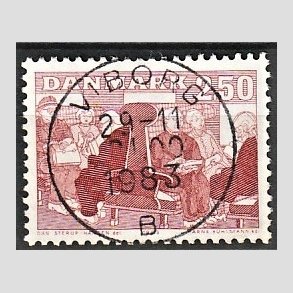 FRIM�RKER DANMARK | 1983 - AFA 786 - �ldre i samfundet - 2,50 Kr. r�d - Pragt Stemplet Viborg