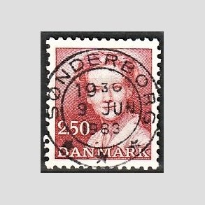 FRIMRKER DANMARK | 1983 - AFA 774 - Dronning Margrethe - 2,50 Kr. rd - Pragt Stemplet