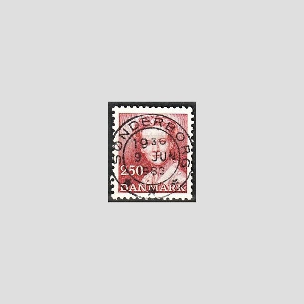 FRIMRKER DANMARK | 1983 - AFA 774 - Dronning Margrethe - 2,50 Kr. rd - Pragt Stemplet