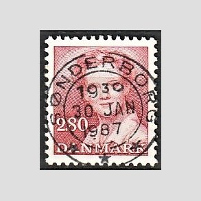 FRIMRKER DANMARK | 1985 - AFA 820 - Dronning Margrethe - 2,80 Kr. rd - Pragt Stemplet