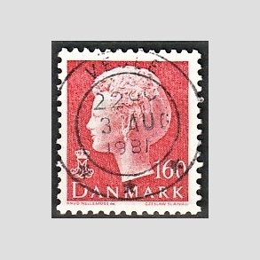 FRIMRKER DANMARK | 1981 - AFA 715 - Dronning Margrethe - 160 re rd - Pragt Stemplet