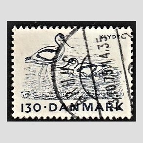 FRIMRKER DANMARK | 1975 - AFA 603 - Truede dyr - 130 re bl - Alm. god gennemsnitskvalitet - Stemplet (Photo eksempel)