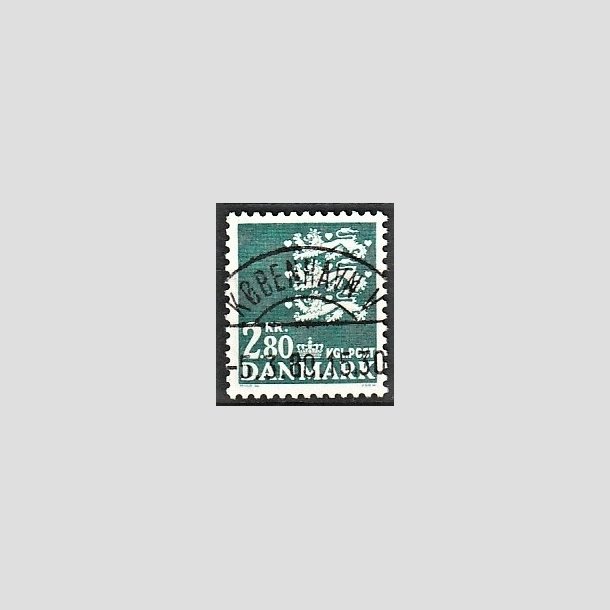 FRIMRKER DANMARK | 1979 - AFA 680 - Rigsvben 2,80 Kr. grnbl - Pragt Stemplet