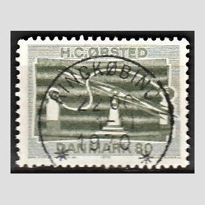 FRIM�RKER DANMARK | 1970 - AFA 500 - Electromagnetisme 150 �r - 80 �re gr�n - Pragt Stemplet