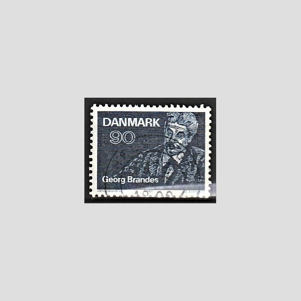 FRIMRKER DANMARK | 1971 - AFA 520 - Georg Brandes - 90 re bl - Lux Stemplet