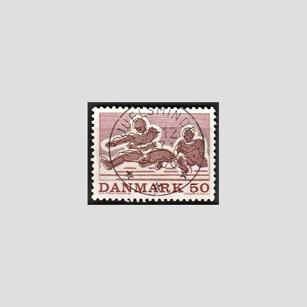 FRIMRKER DANMARK | 1971 - AFA 517 - Sportsudgave - 50 re rd/rdbrun - Lux Stemplet