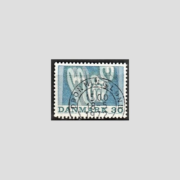 FRIMRKER DANMARK | 1971 - AFA 516 - Sportsudgave - 30 re bl/grn - Lux Stemplet