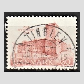FRIM�RKER DANMARK | 1968 - AFA 471 - Koldinghus slot 700 �r - 60 �re r�d - Pragt Stemplet