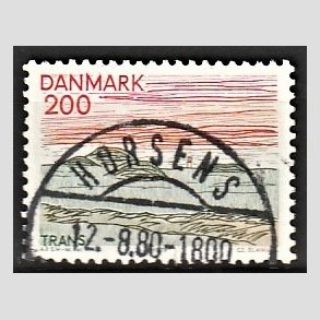 FRIM�RKER DANMARK | 1979 - AFA 688 - Nordjylland - 200 �re flerfarvet - Pragt Stemplet Horsens