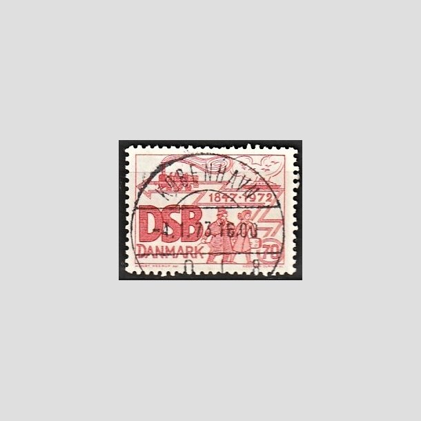 FRIMRKER DANMARK | 1972 - AFA 525 - D.S.B 125 r - 70 re rd - Pragt Stemplet