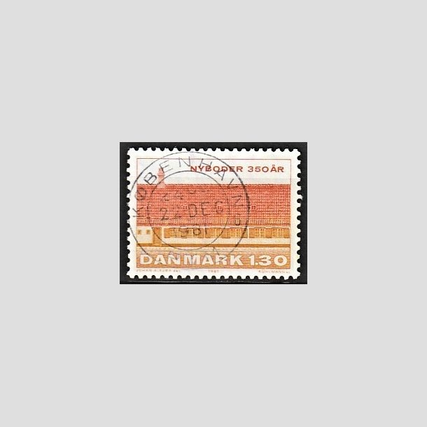 FRIMRKER DANMARK | 1981 - AFA 725 - Nyboder 350 r - 1,30 Kr. flerfarvet - Pragt Stemplet