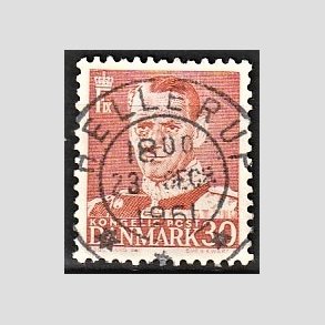 FRIMRKER DANMARK | 1952-53 - AFA 337 - Fr. IX 30 re rd - Lux Stemplet