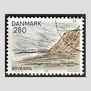 FRIMRKER DANMARK | 1979 - AFA 689 - Nordjylland - 280 re flerfarvet - Alm. god gennemsnitskvalitet - Stemplet (Photo eksempel)