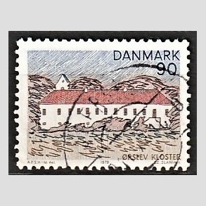 FRIMRKER DANMARK | 1979 - AFA 687 - Nordjylland - 90 re flerfarvet - Alm. god gennemsnitskvalitet - Stemplet (Photo eksempel)