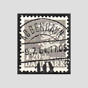 FRIMRKER DANMARK | 1962 - AFA 403 - Rigsvben 1,20 Kr. gr - Lux Stemplet 