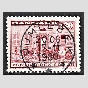 FRIMRKER DANMARK | 1980 - AFA 693 - Postgrden Kbenhavn - 1,30 Kr. rd - Pragt Stemplet