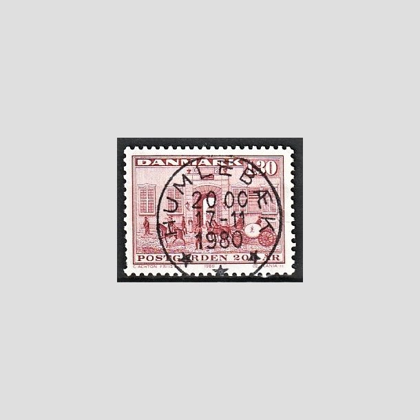 FRIMRKER DANMARK | 1980 - AFA 693 - Postgrden Kbenhavn - 1,30 Kr. rd - Pragt Stemplet