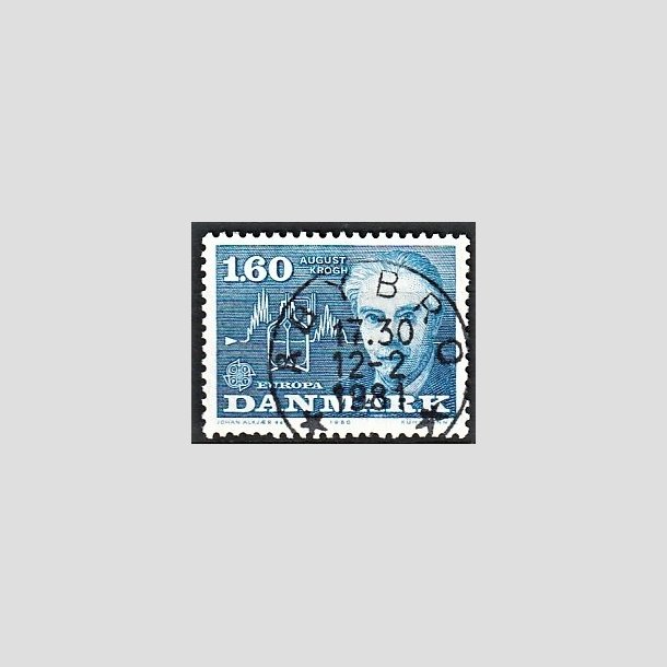 FRIMRKER DANMARK | 1980 - AFA 696 - Europamrker - 1,60 Kr. bl - Pragt Stemplet