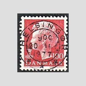 FRIMRKER DANMARK | 1976 - AFA 620 - Dronning Margrethe - 100 re rd - Pragt Stemplet