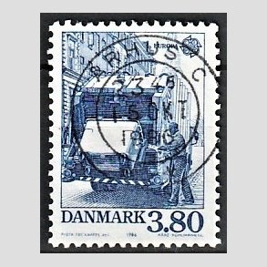 FRIM�RKER DANMARK | 1986 - AFA 871 - Europam�rker Natur- og milj� - 3,80 Kr. bl� - Pragt Stemplet