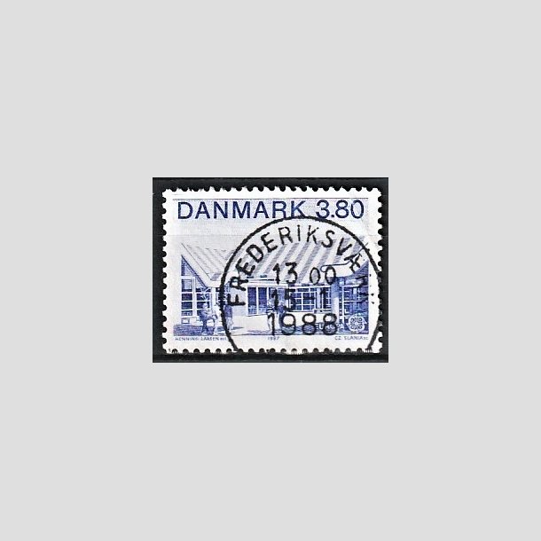 FRIMRKER DANMARK | 1987 - AFA 883 - Europamrker - 3,80 Kr. bl - Pragt Stemplet Frederiksvrk