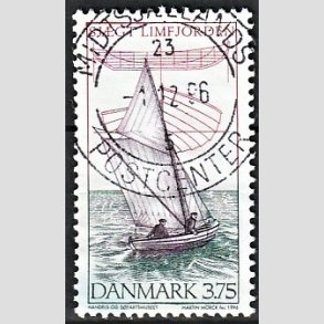 FRIM�RKER DANMARK | 1996 - AFA 1120 - Danske tr�joller - 3,75 Kr. flerfarvet - Pragt Stemplet