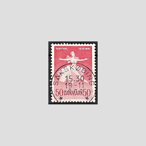 FRIMRKER DANMARK | 1965 - AFA 438 - Ballet og Musikfestival - 50 re rd - Pragt Stemplet