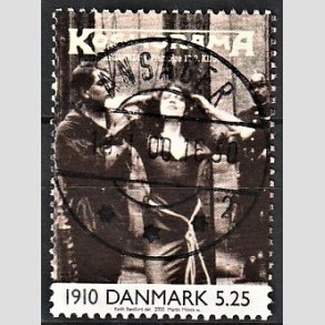FRIMRKER DANMARK | 2000 - AFA 1237 - 1900-tallet serie 1 - 5,25 Kr. flerfarvet - Pragt Stemplet Ansager